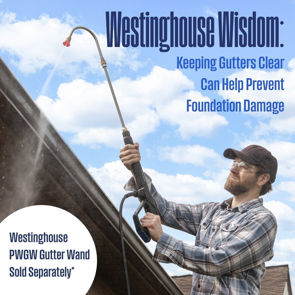 Westinghouse WPX3400 Gas Powered Pressure Washer - 3400 PSI - 2.6 GPM