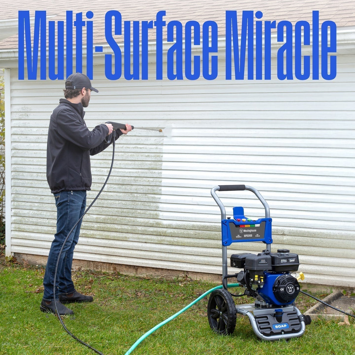 Westinghouse WPX3400 Gas Powered Pressure Washer - 3400 PSI - 2.6 GPM