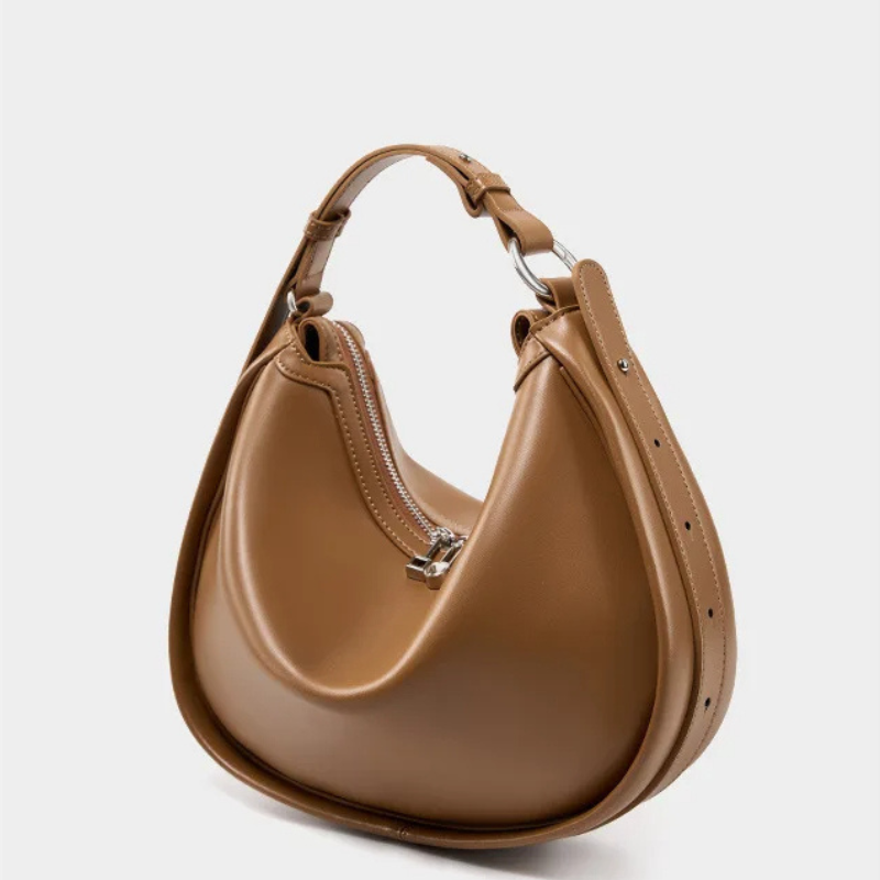 Aurelia Crescent Leather Bag