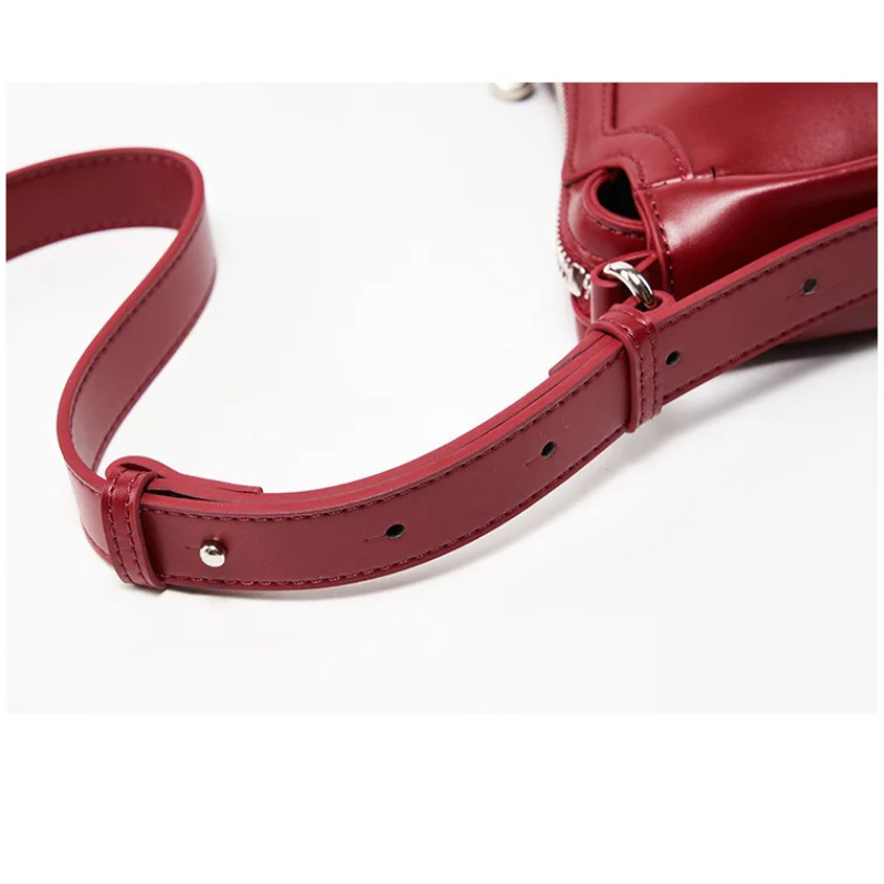 Aurelia Crescent Leather Bag