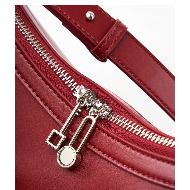 Aurelia Crescent Leather Bag