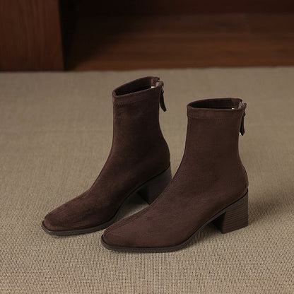 Marvia Genuine Suede Boots
