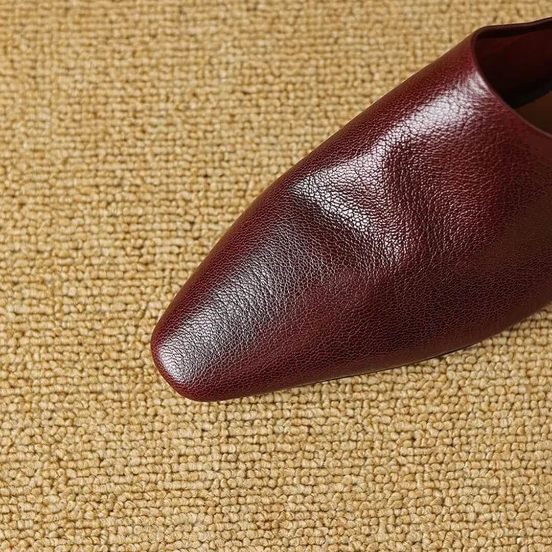 Serena Genuine Leather Mules