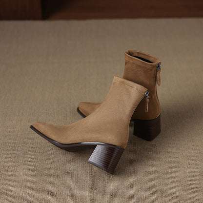 Marvia Genuine Suede Boots