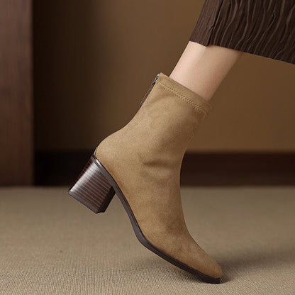 Marvia Genuine Suede Boots