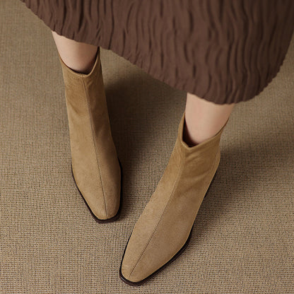 Marvia Genuine Suede Boots