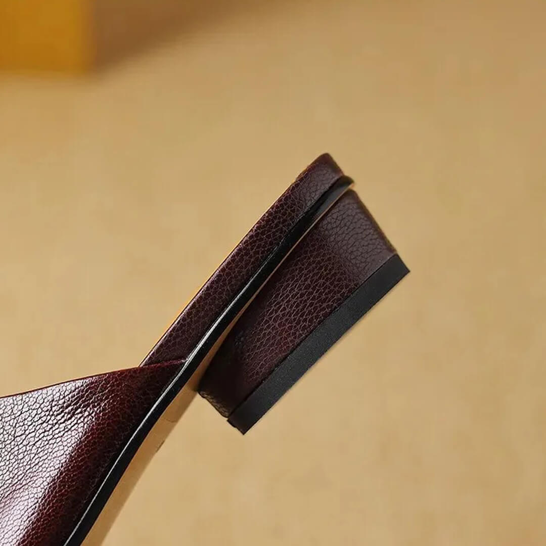 Serena Genuine Leather Mules