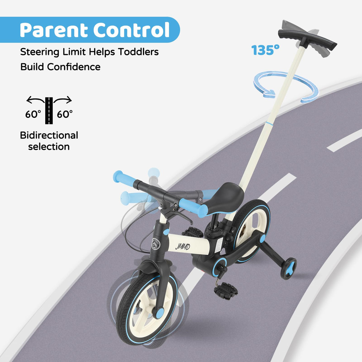 6-in-1 Convertible Toddler Bike product view 7