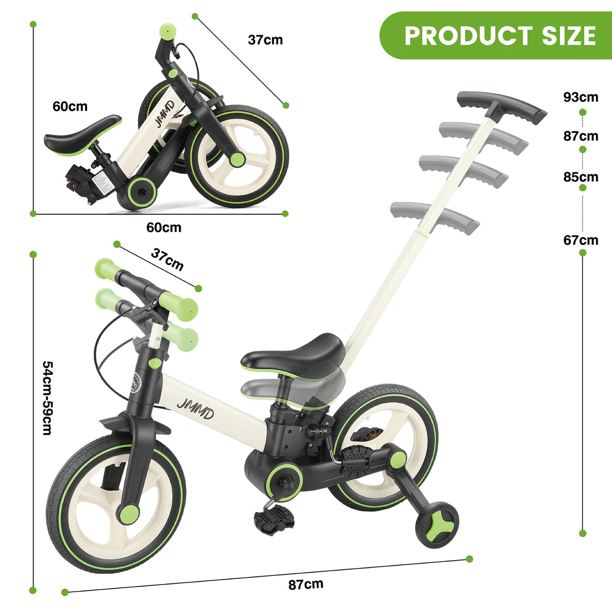 6-in-1 Convertible Toddler Bike product view 17