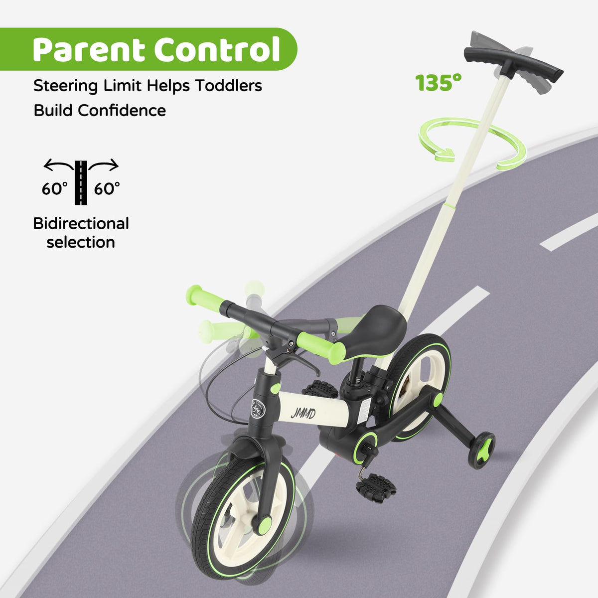 6-in-1 Convertible Toddler Bike product view 18