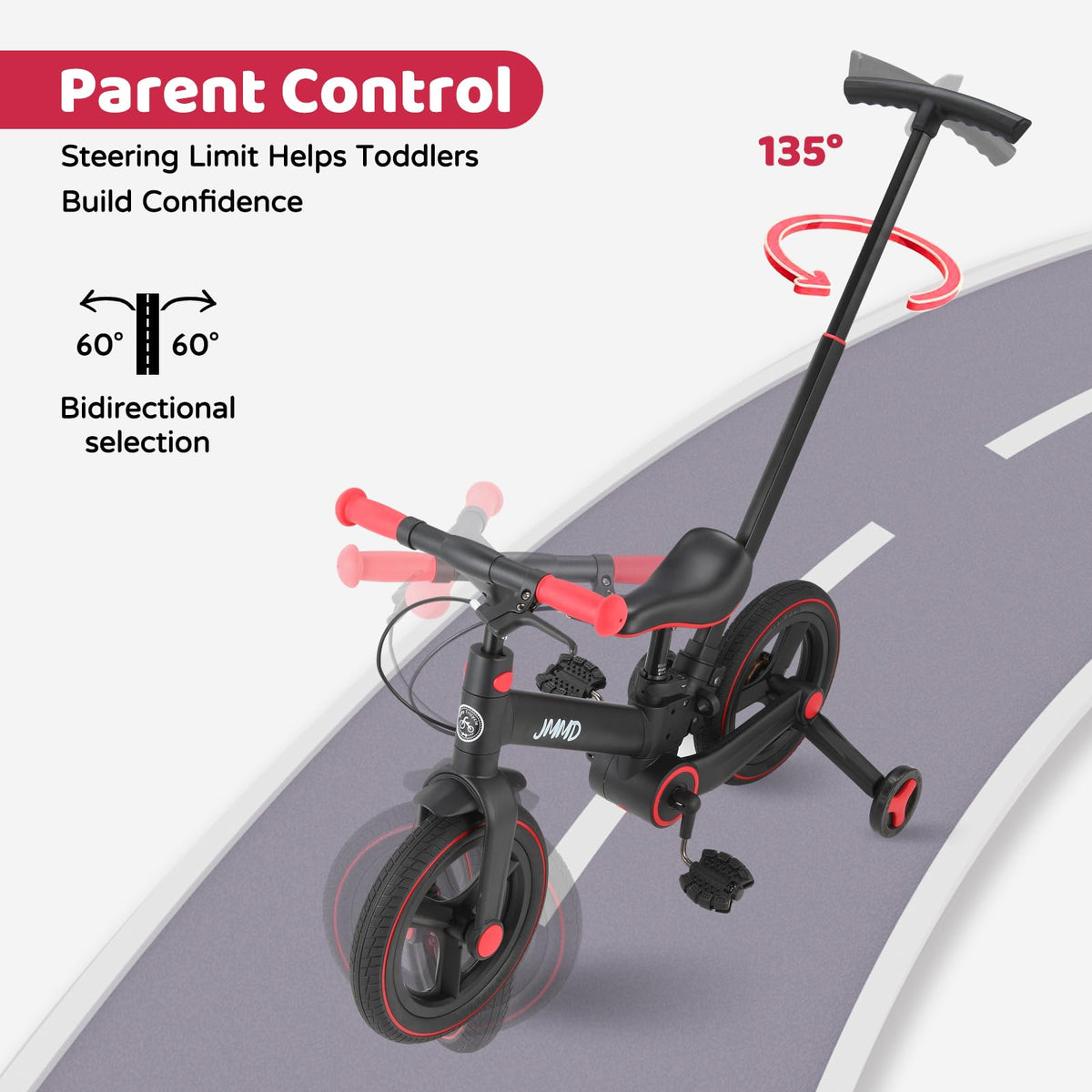 6-in-1 Convertible Toddler Bike product view 27