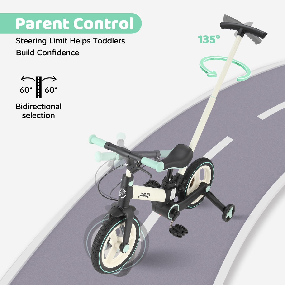 6-in-1 Convertible Toddler Bike product view 30