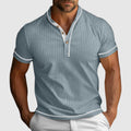 Textured Polo Shirt | Slim Fit Breathable Men