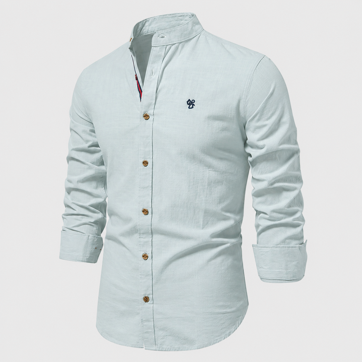 Traditional Trachten Men's Shirt with Modern Details