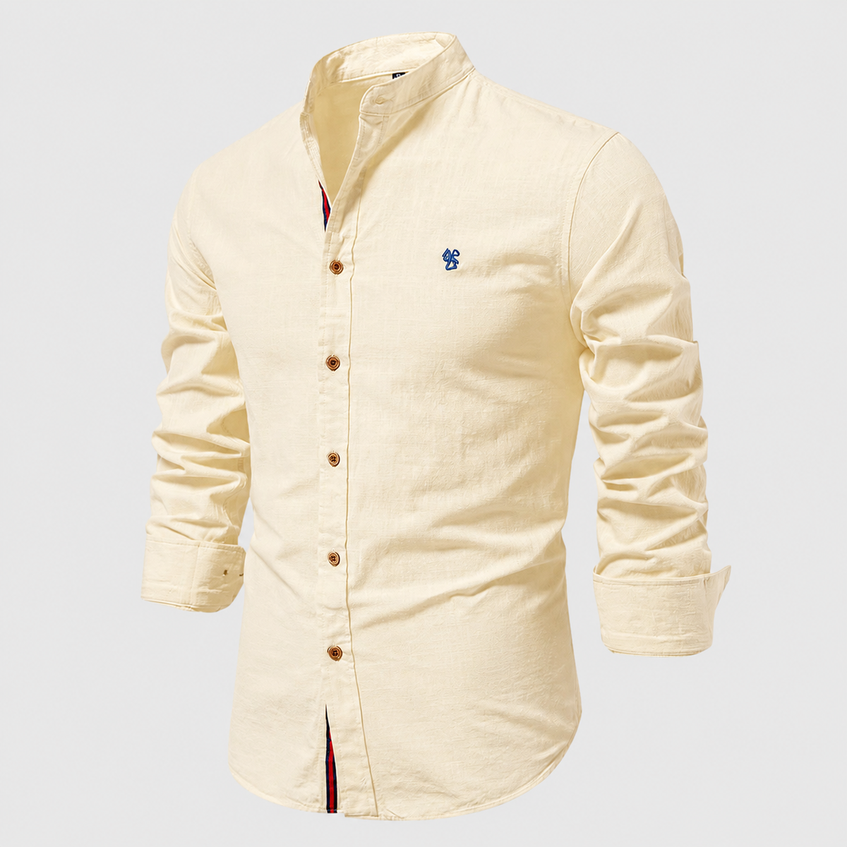 Traditional Trachten Men's Shirt with Modern Details