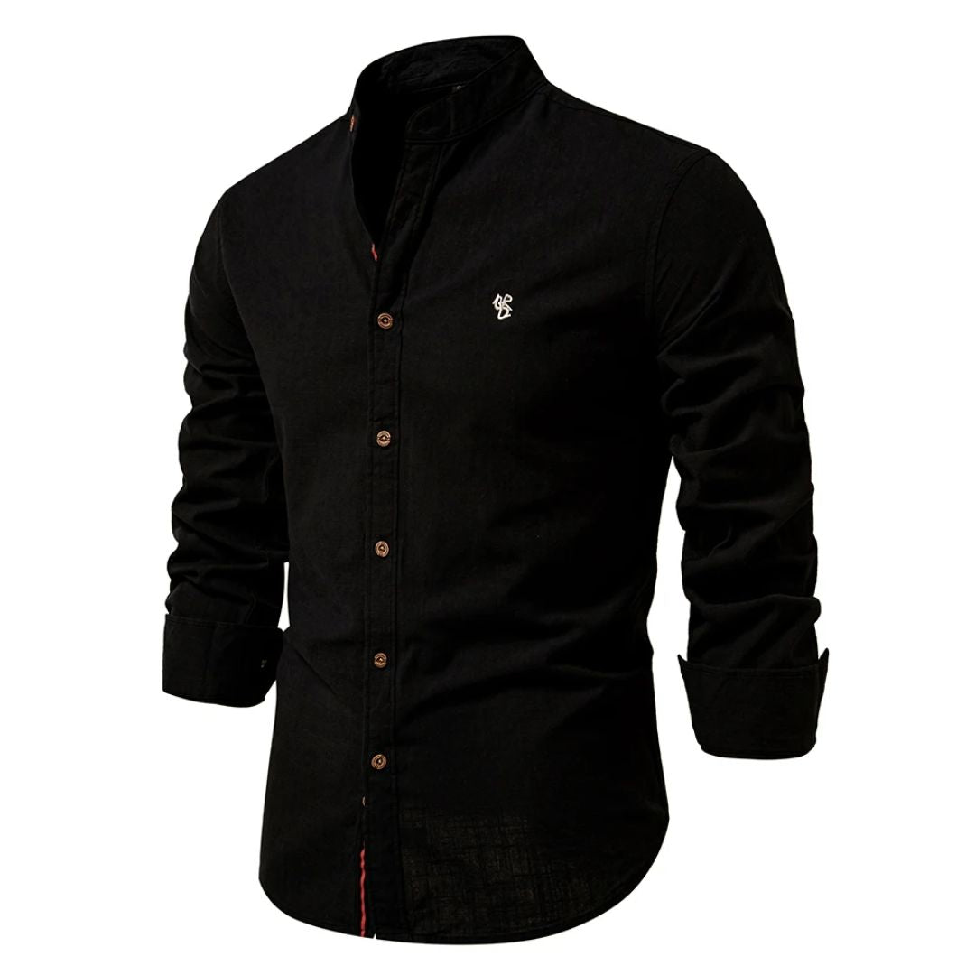 Traditional Trachten Men's Shirt with Modern Details