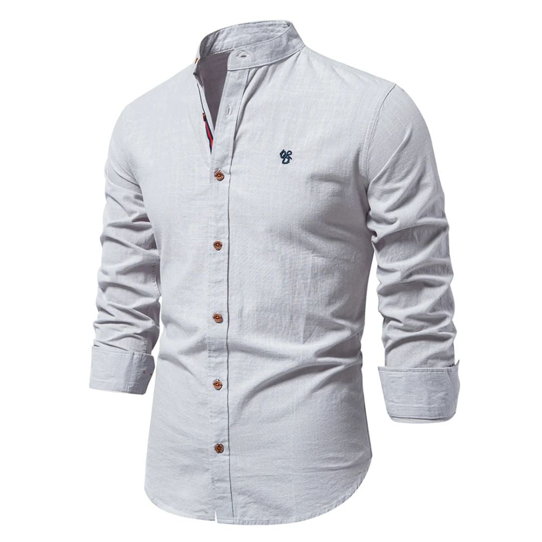 Traditional Trachten Men's Shirt with Modern Details