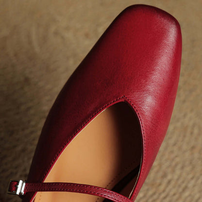 Elara Leather Mules