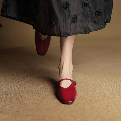 Elara Leather Mules
