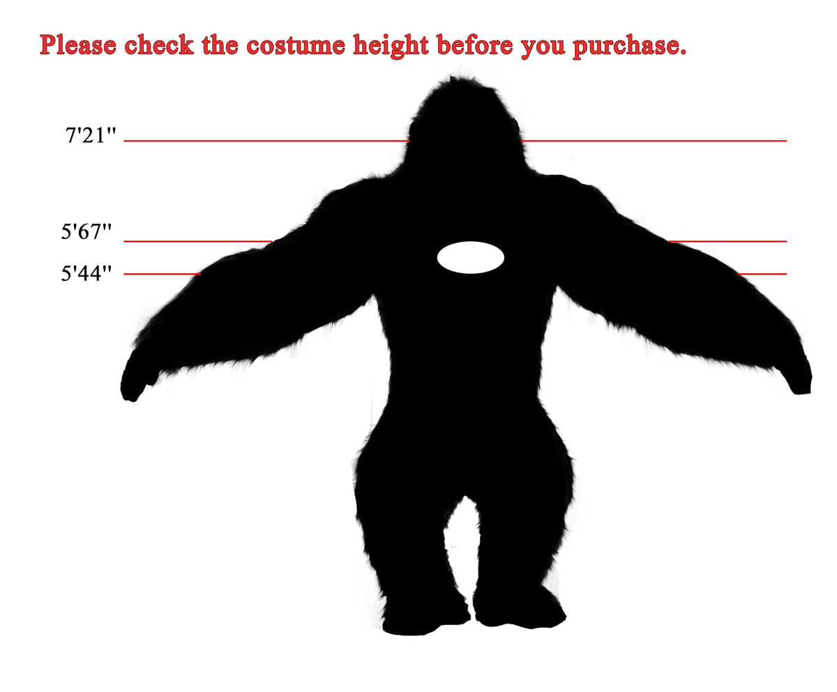 Adult Inflatable Gorilla Costume product view 8