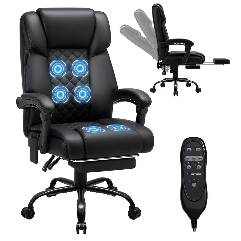 Ergonomic Reclining Office Chair with Footrest product view 7