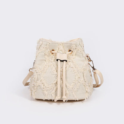 Cassia Denim Bucket Bag