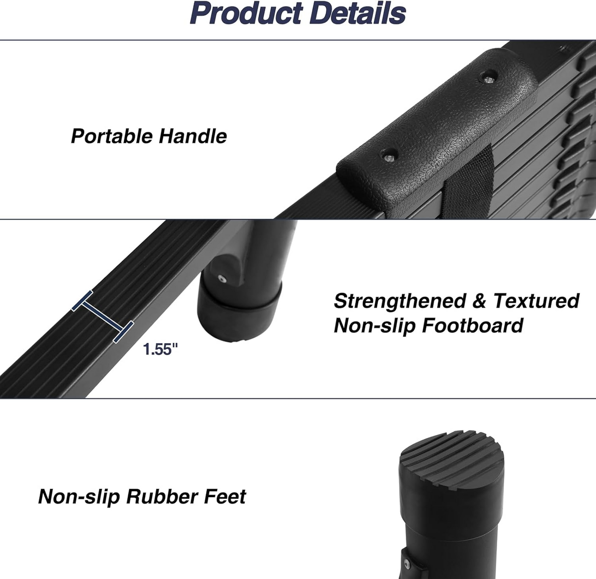 Foldable Aluminum Telescopic Extension Ladder product view 17