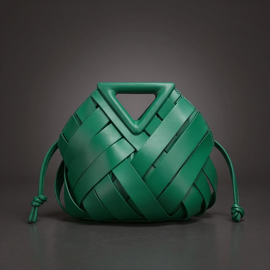 Victoria Handwoven Mini Bucket Bag