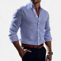 Men's Classic Stripe Shirt With Refined Slim Fit