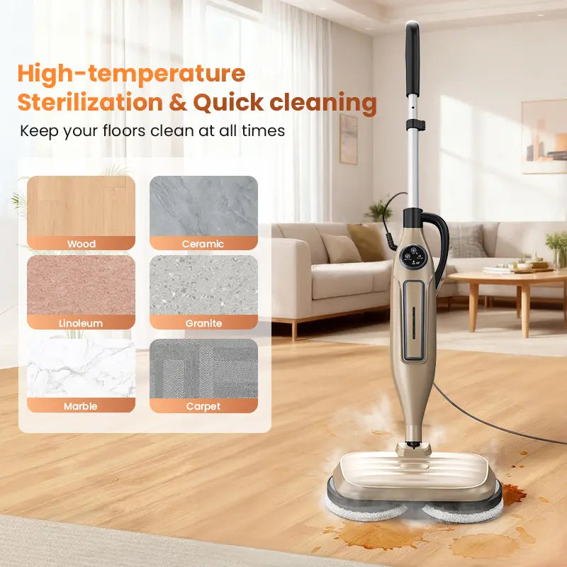 Rotating Steam Mop with Multiple Attachments product view 6