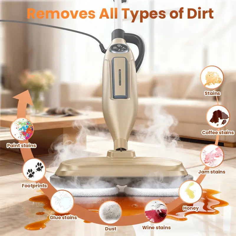 Rotating Steam Mop with Multiple Attachments product view 7