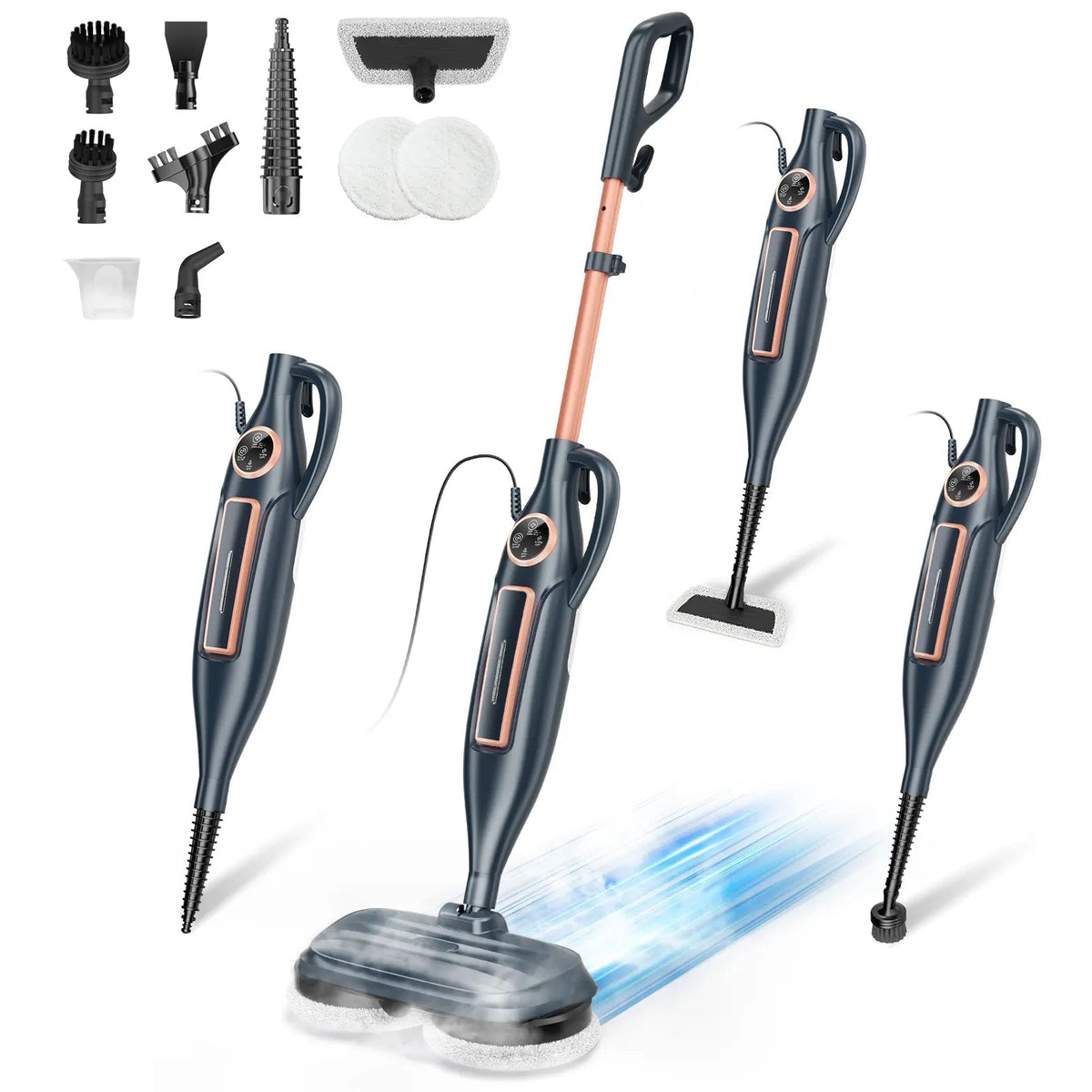 Rotating Steam Mop with Multiple Attachments product view 10